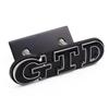 3D Metal Car Front Grill GTD Logo Rear Trunk Sticker Emblem Badge For Volkswagen VW Golf 4 5 6 7 7 MK4 MK5 MK6 MK7 MK8