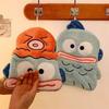 Anime Hangyodon Kids Handkerchief Cute Kawaii Cartoon Family Absorbent Coral Towel Quick Drying Bathroom Handkerchief