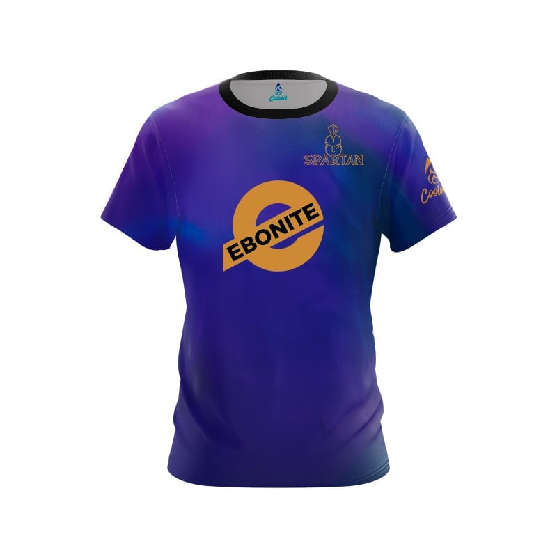 Ebonite Wash Twin Dragon Sakura Bowling Jersey Short Sleeve Tops