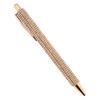 Fine 1.0mm Gel Pen Rhinestone Ballpoint Pen Rose Gold Luxury Pen Sparkly Crystal Writing Pen Student School Office Stationery
