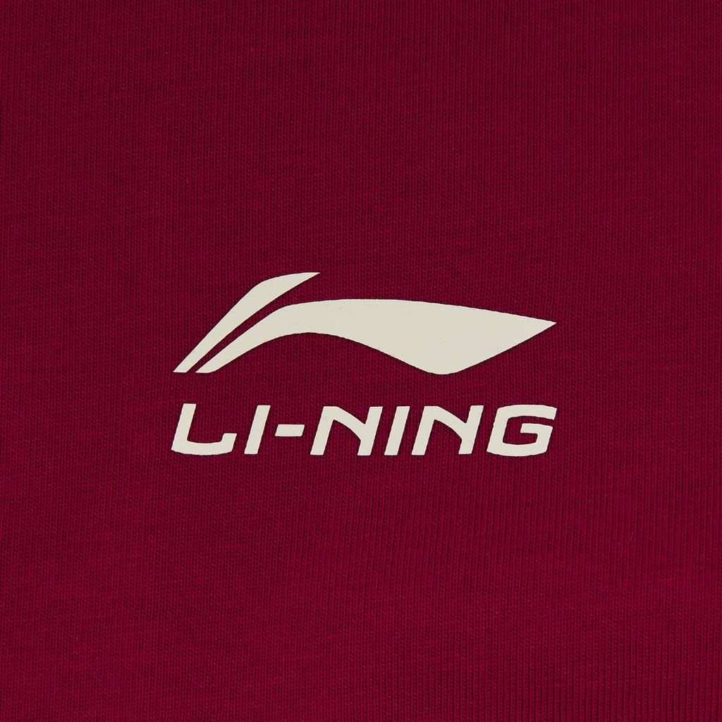 Li-Ning Loose Fit Round Neck Logo Letter Casual T-Shirt Unisex Tops ATSW263-7
