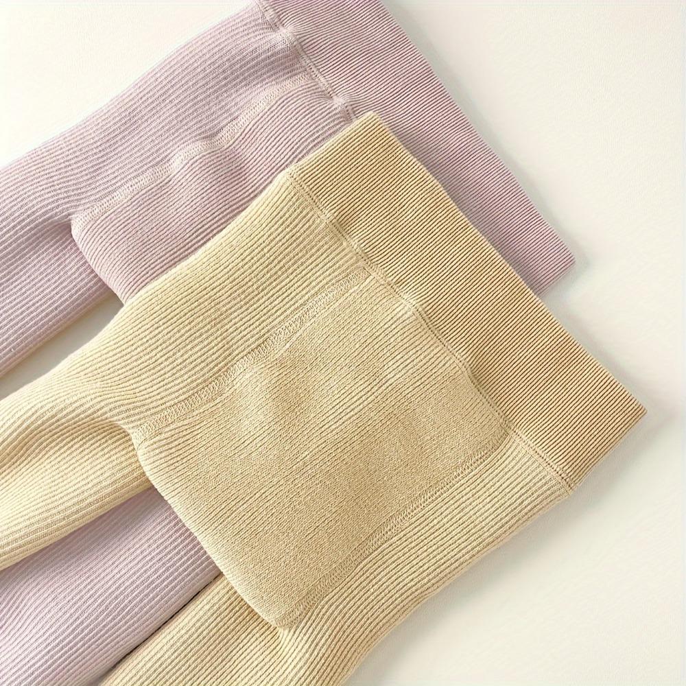 Άνετο και ζεστό κοριτσίστικο καλσόν με επένδυση - Χοντρές ελαστικές χειμερινές κάλτσες για υπαίθριες δραστηριότητες