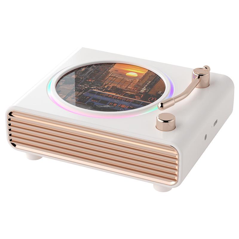 Retro Portable Bluetooth Desktop Speaker - Compact Outdoor Audio Gift