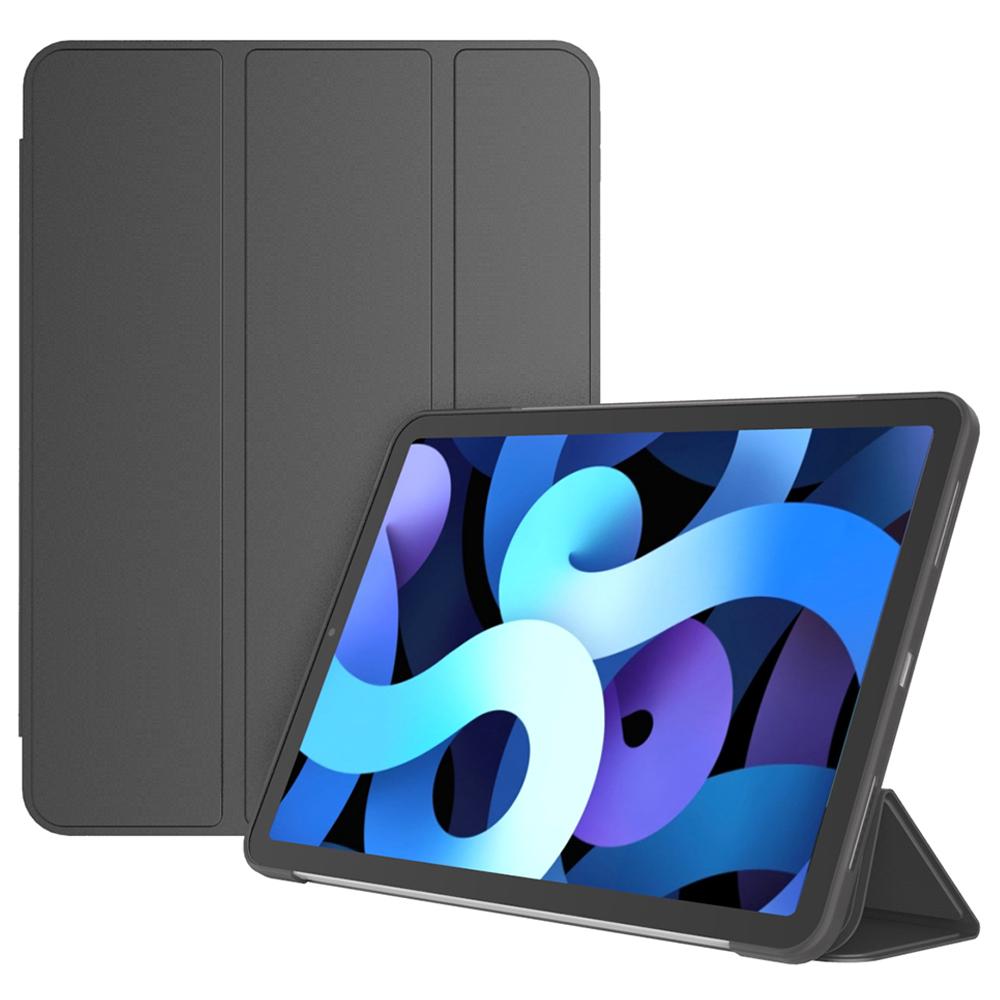 

Для iPad Эйр 11 (2025)/(2024)/Воздух (2022)/(2020) Чехол-подставка трифолд из ПУ кожи+ТПУ для планшета Black