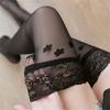 Thigh High Stockings with Antiskid Silicone Lace Top Silk Stays Up Pantyhose Women Over The Knee Socks Cosplays Costume