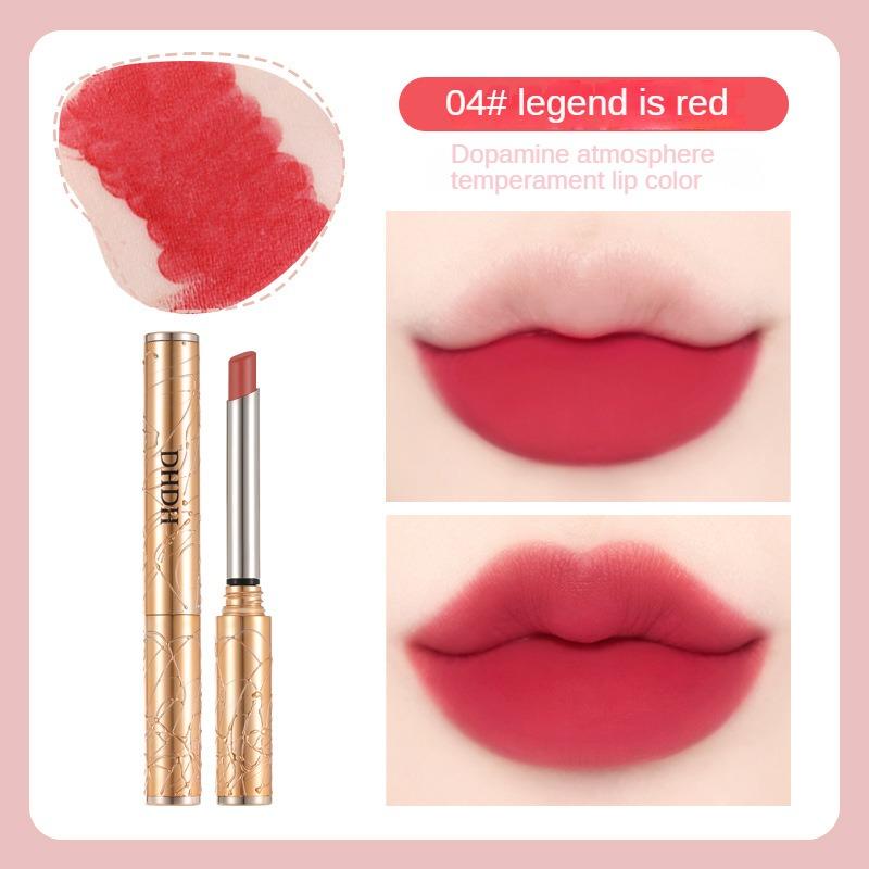 

Губная помада Wanton с антипригарным покрытием, бархатная матовая, долговечная антипригарная помада для макияжа, не легко выцветает, матовая помада