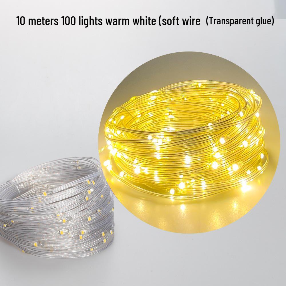 LED Remote Control Rope Lights - Christmas, Wedding, USB & Battery Powered Decorative Multicolor String Lights for Camping