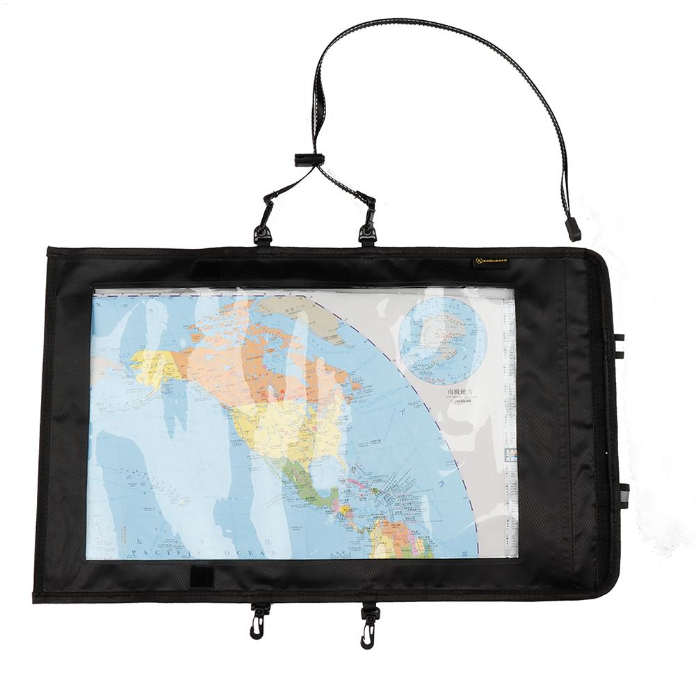 Waterproof Trail Map Case Foldable Transparent Document Bag Outdoor Map Storage Bag For Adventure Camping Travel Hiking
