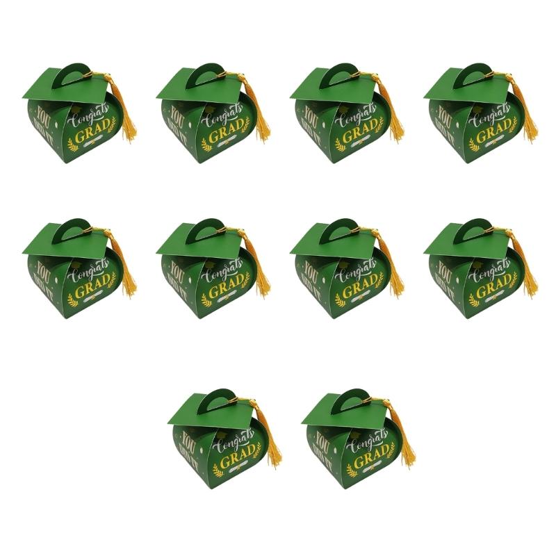 Unique Graduation Present Box Collection Stylish Color Treat Box Table Decoration For Awards And Souvenir