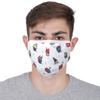 Wiki Champs Mask for Adults (Cupcake, White, Large Size, Pack of 3)
