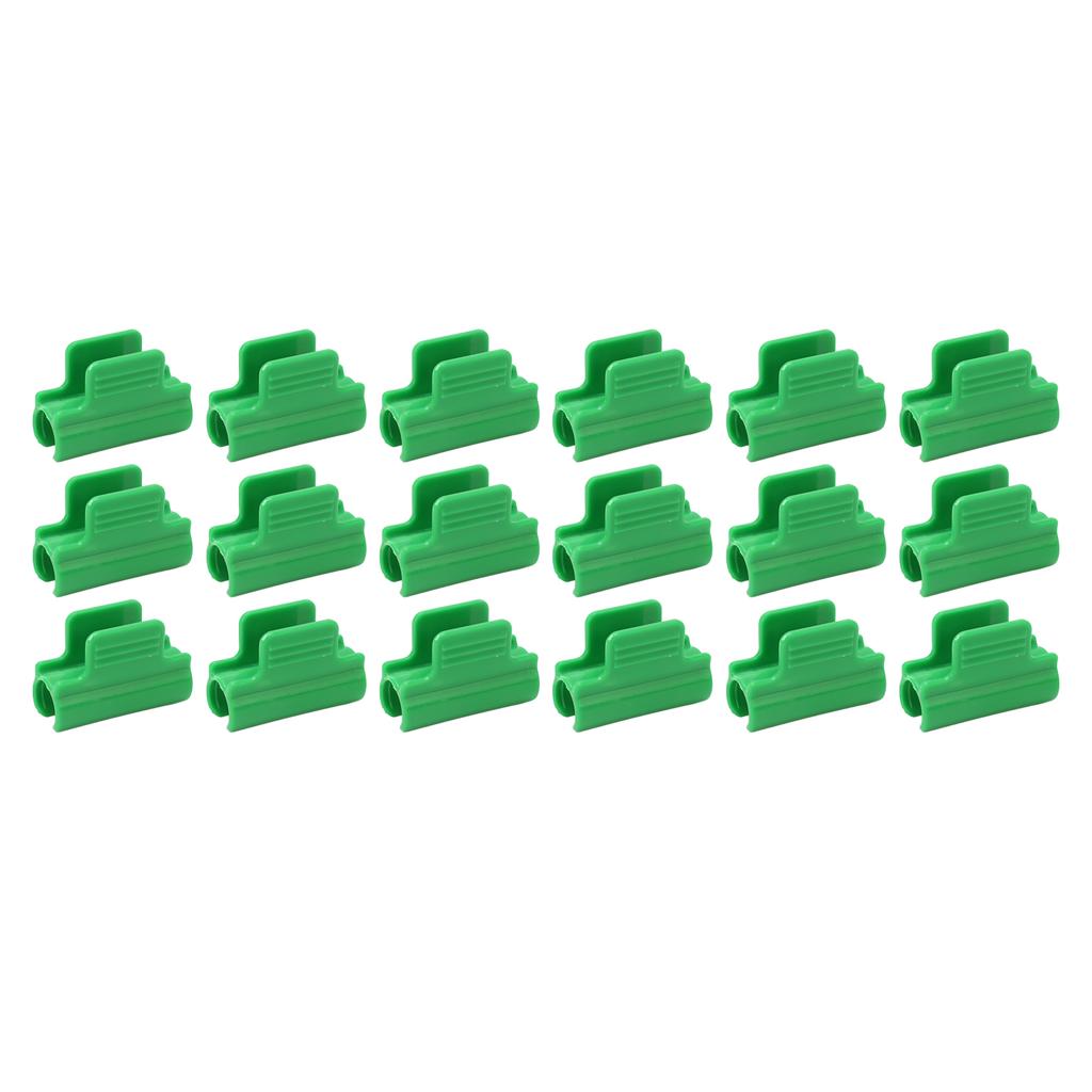 100 PCS Garden Shed Clamps Plastic Stable Versatile Film Shading Net Clips for Greenhouse 16mm 0.63in