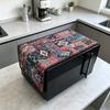 30x90cm Easy to Install Cotton Linen Microwave Dust Cover Anti Dust Cover