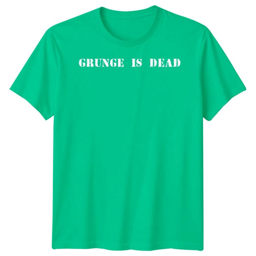 Grunge Is Dead Music Grunge Unisexs TShirt Unisexs Graphic Tee Vintage Style S
