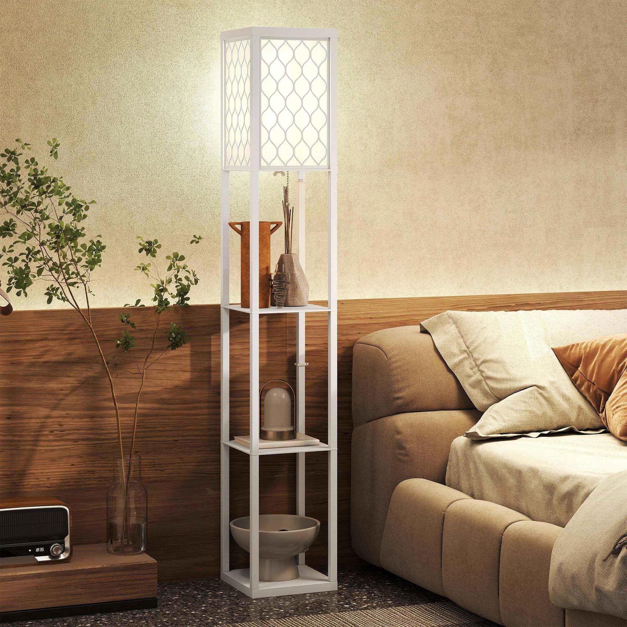 Modern 2-in-1 Floor Lamp with 3
