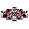 Canvas Pictures HD Prints Poster 5 Piece Abstract Skull Paintings Modular Home Decoration Wall Art