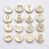 R# 25mm Copper Head 3D Relief Stamps Print Head DIY Manual Account for Wedding C
