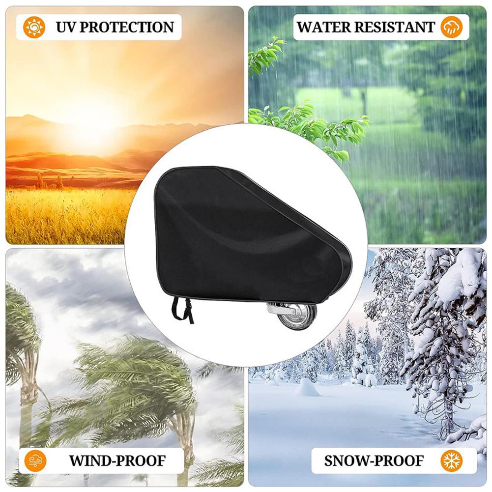 600D Oxford Cloth RV Caravan Trailer Hitch Cover Dustproof Rain & Snow Protection Easy To Use Towing Hitch Caravan Tow Cover