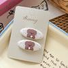 Autumn and Winter Lace Embroidery Bow Children's Hairpin Cute Girl Hair Ring Head Rope Girl Headdress Hair Accessories