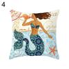 Ocean Starfish Mermaids Sea Turtle Soft Cushion Cover Pillow Case Home Decor