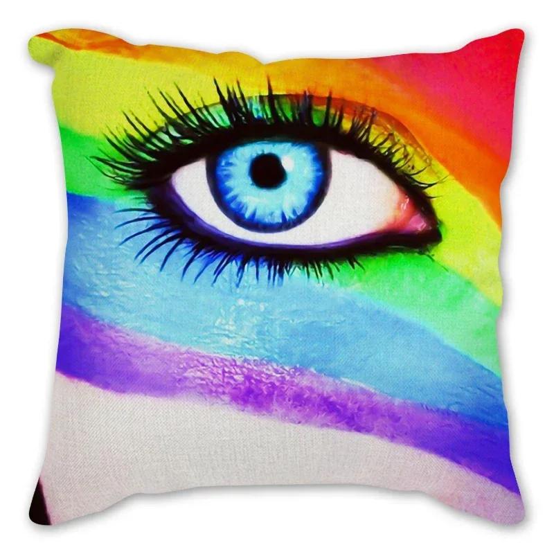 

Домашний декор, новогодние украшения, спальня, гостиная, диван, наволочка, подушка для глаз, рождественские слезы 66x66cm золотистый