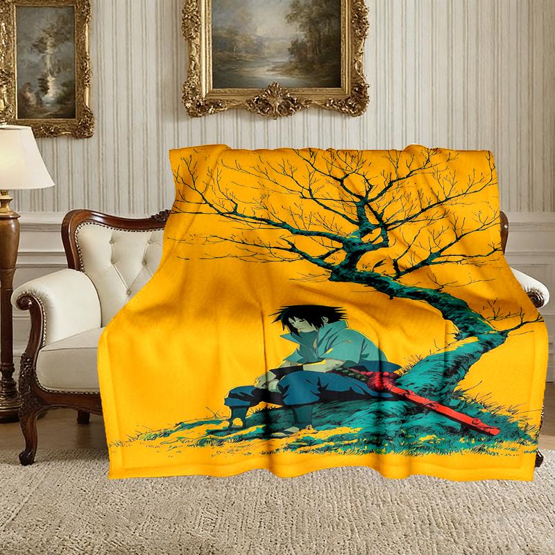 1pc Naruto Blanket, Super Cozy Printed Home Blanket, All-Season Warmth