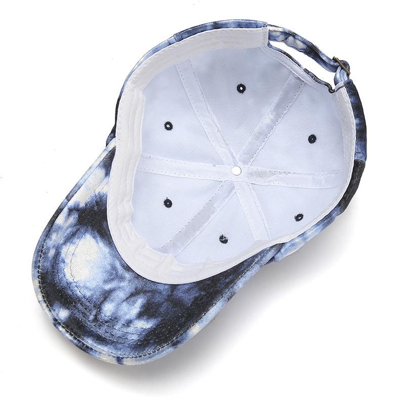 Neue bunte Batik-Baseballmütze, Unisex, modisch, Frühling, Herren, Damen, Liebhaber, Hut, Mütze, Outdoor-Sport, verstellbar, Sonnenschutz, Graffiti-Knochen
