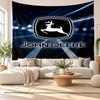 John Deere Wall Tapestry, Soft Fabric Wall Hanging, Decorative Backdrop For Bedroom Home Wall Art