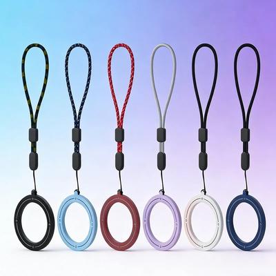 New Adjustable Wrist Magnetic Ring Lanyard for Magsafe Phone Charm Strong Magnet Rope Strap for iPhone 17 16 15 Pro Samsung