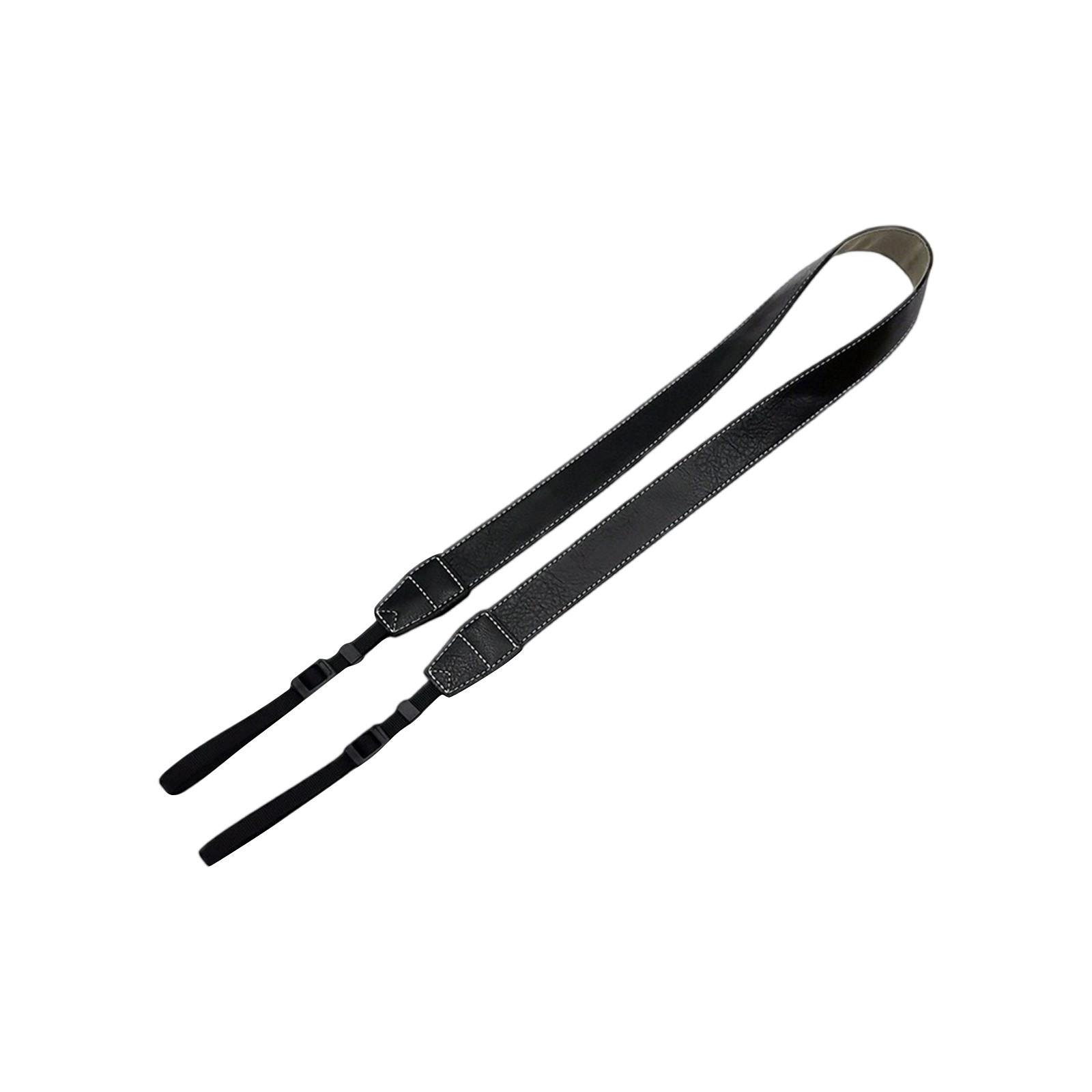 

Camera Strap PU Leather Strap Comfortable Stress Relieving Crossbody Strap Camera Strap One Size чёрный