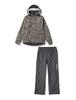 SHIMANO DS Basic Rain Suit Gray Pacific Size Breathable and for Fishing RA-027Q Camo, S, Waterproof,