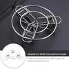 Saving Space Stainless Steel Steamer Foldable Food Steaming Holder Telescopic Steaming Rack  Baking