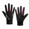 "Kids' Warm Non-Slip Waterproof Gloves with Velvet Lining for Bike Riding"
