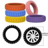 Luggage Wheel Protector Set: Silent Silicone Replacement Casters for Travel Suitcase