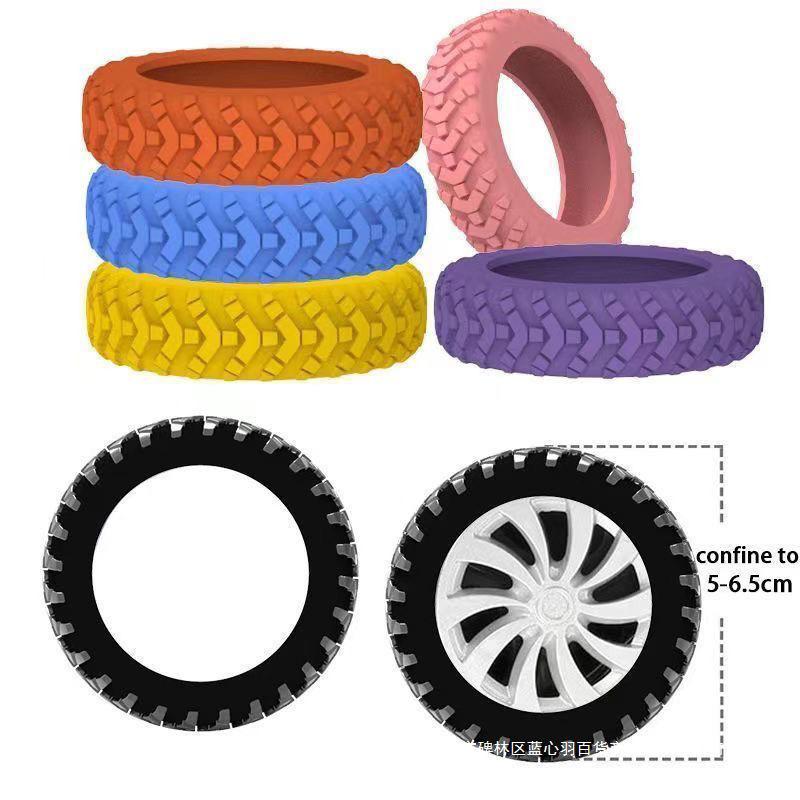 Luggage Wheel Protector Set: Silent Silicone Replacement Casters for Travel Suitcase