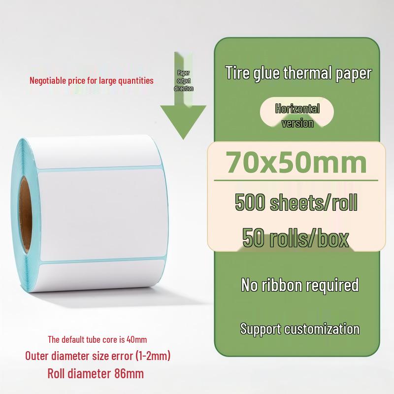 Samoprzylepne etykiety termiczne na kody kreskowe 100×150 mm - Trwałe i wodoodporne do logistyki