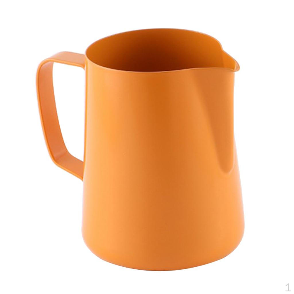 Milk Jug 400ML Stainless Steel for Barista kitchen and home Latte Art