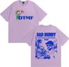 Bad Bunny DTMF Debi Tirar Mas Fotos 2026 Tour Tshirts Men Women Harajuku Hip Hop Punk T Shirt Cotton Casual High Quality Tshirt