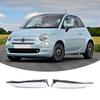 1 Pair Front Bumper Upper Grill Moulding Trim 735642306 Front Bumper Upper Trim for FIAT 500 312 LOUNGE 2016 2017 2018 2019 2020