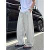 Old Money Wind Striped Drape Casual Pants Summer New Men's Loose Drape Versatile Loose Elastic Waist Trousers