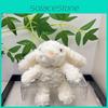 Cute 18cm Adorable Bunny Plush Keychain With Soft And Fluffy Short Plush Material