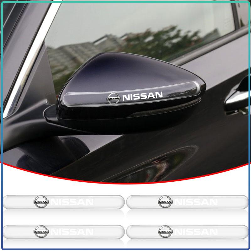 4 Adet Araba Kapı Kolu Koruyucu Sticker Otomatik Styling Nissan Nismo Tiida Sylphy Teana X Trail T30 T32 Almera Qashqai J10 J11 İçin