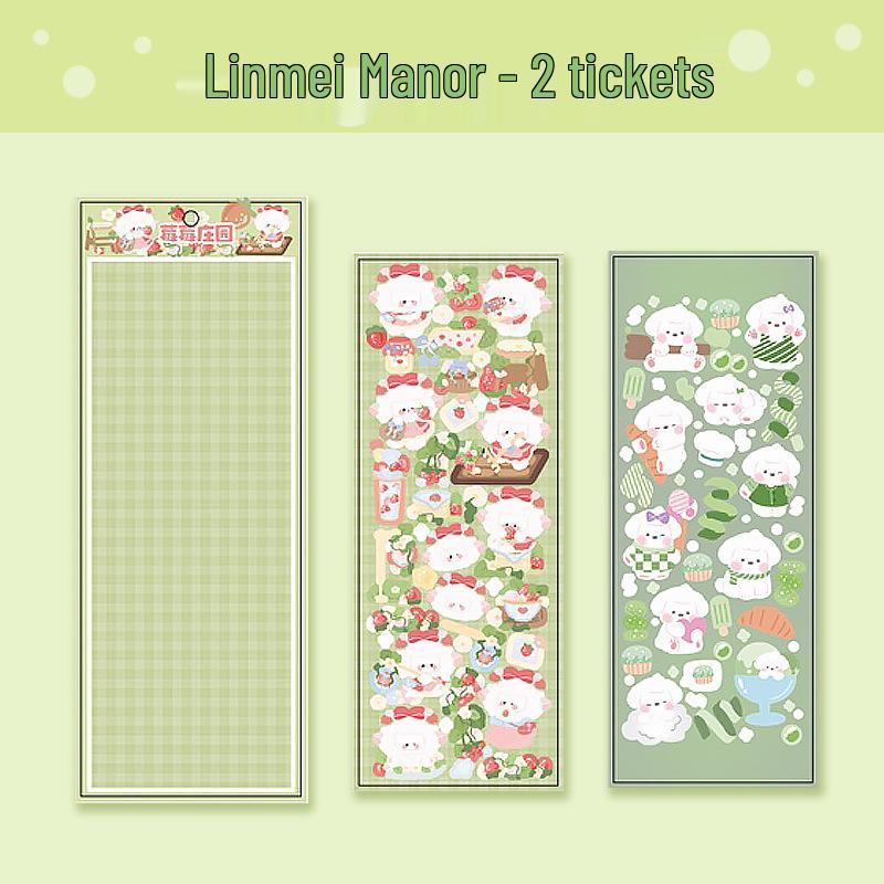 Polka Dot Washi Tape Stickers for Journaling - Small Round Labels