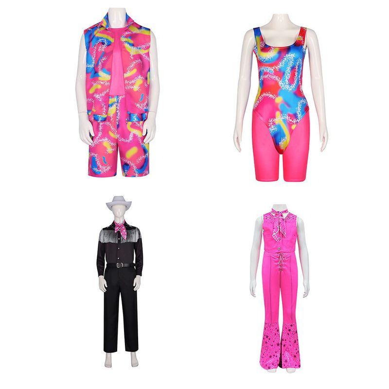 2023 Movie Barbie Cosplay Costume Barbie Dress Tights Kenny Cosplay Halloween Performance Costume