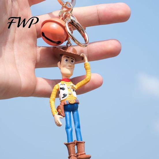 Durable Car Charm Keychain Pendant, Woody Buzz Lightyear Air Freshener, Aromatherapy High Temperature Resistant Vent Clip Accessory for Toy