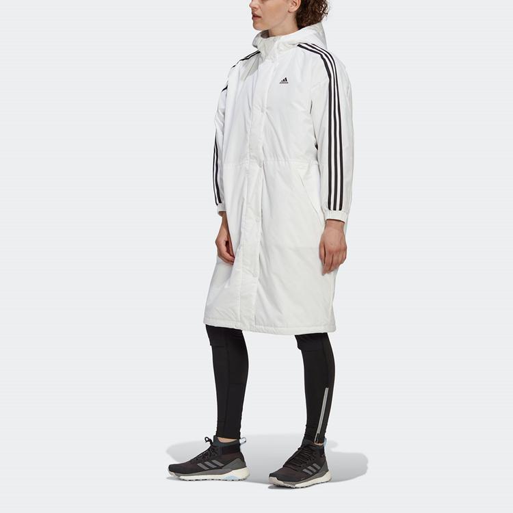 Adidas W Insulated Coat Outdoor Sports Long Sleeve Cotton Jacket Women Jacket White GF0026