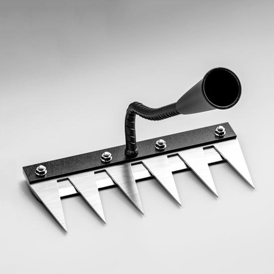 Garden Weeding Rake with Gloves High Hardness Ergonomic Handle Sharp Tip Design Multipurpose Hand Weeder Tool