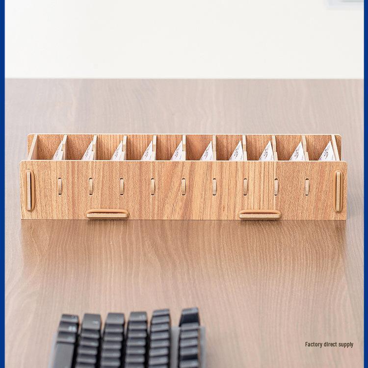 Creative Large Capacity Business Card Holder & Organizer Box