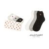 Petit Embroidered Women's Cotton Blend Mid-calf Socks 3-Piece Set JASS5E102
