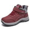 Shoes Women's New Winter Velvet Thickened Snow Boots Outdoor Hiking Boots Velcro Warm Cotton Boots