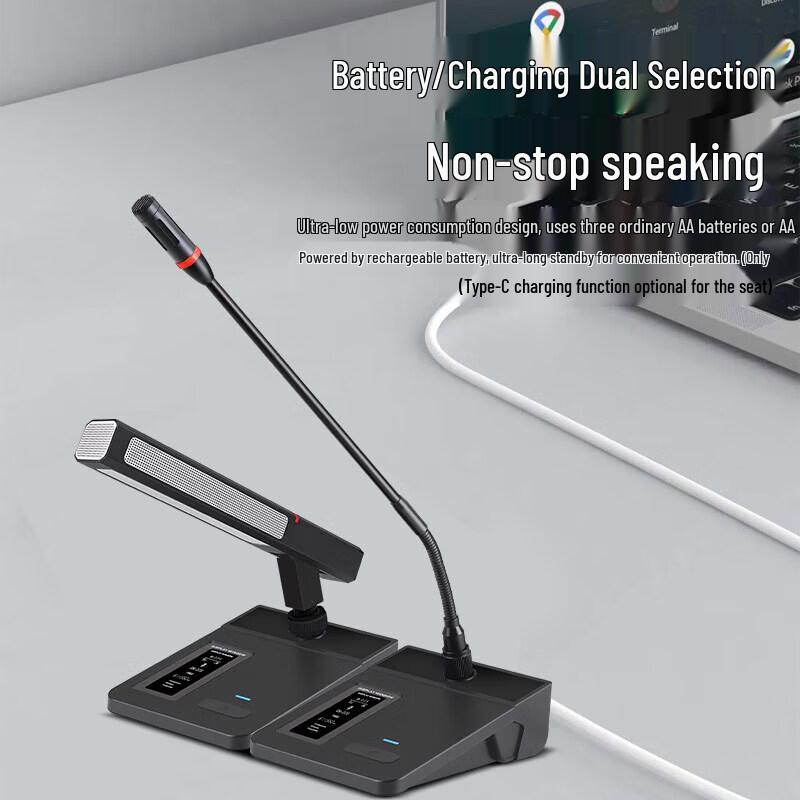 HuiDu Professional Dual Wireless Microphone System (CN version)